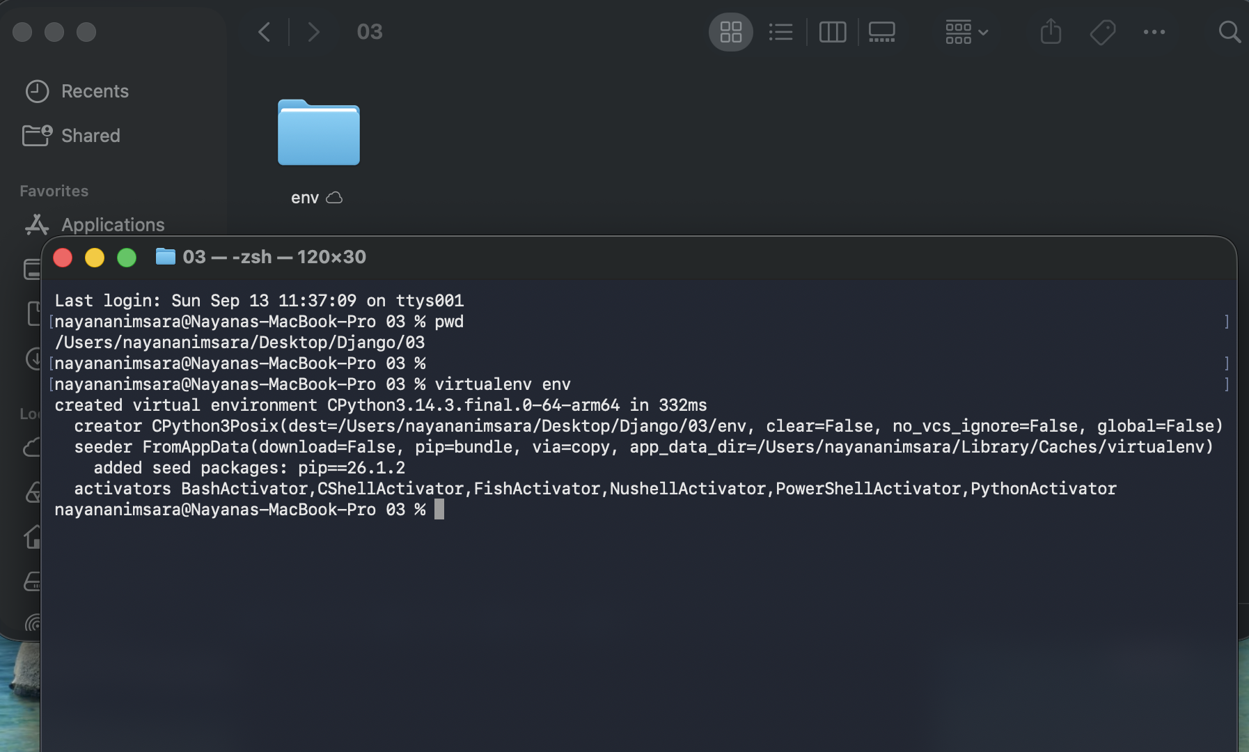 Django project setup for beginners